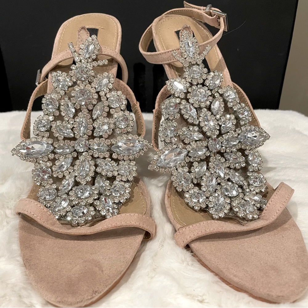 Peace & Love Embellished Heels - Picture 2 of 6